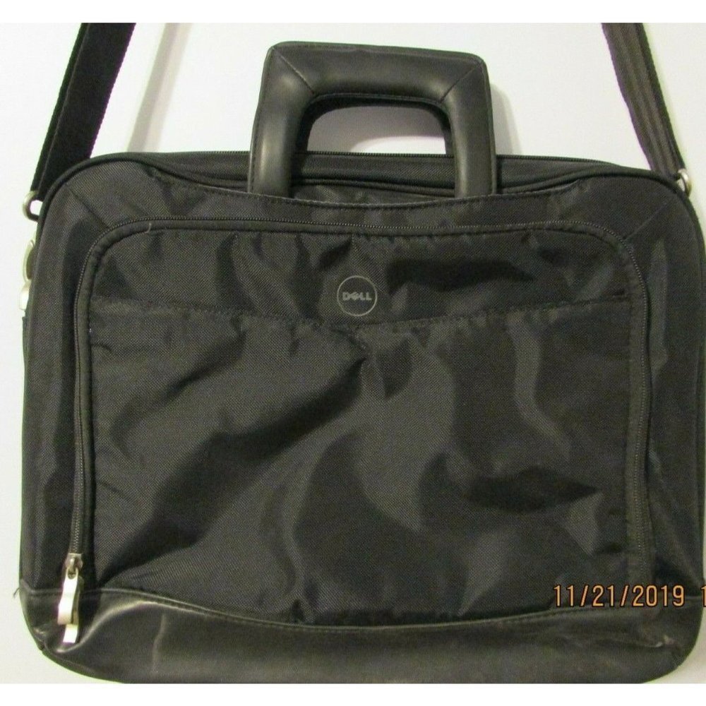 Dell Laptop Bag Carrying Case Black Nylon Model 74NVT Fits 15-17" Laptops